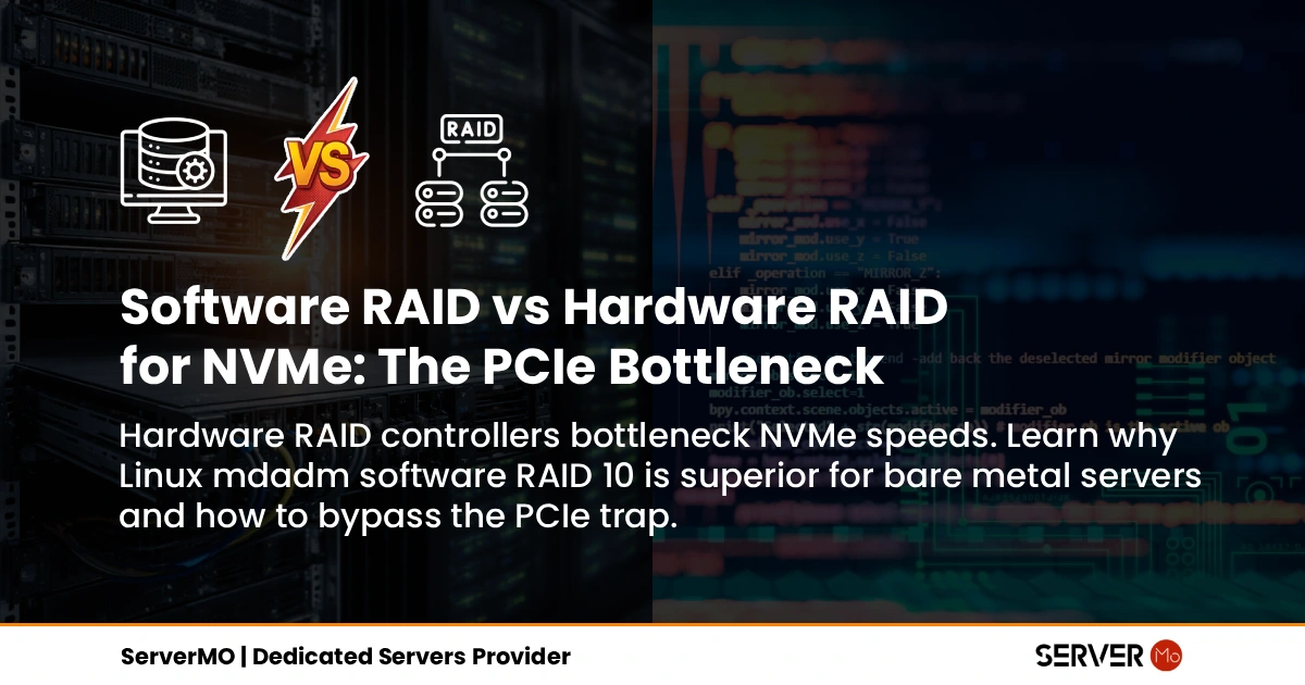 NVMe Software vs Hardware RAID: Fix PCIe Bottlenecks